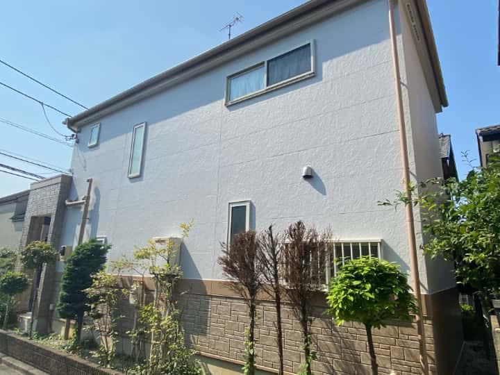 施工完了時の様子|CHIKAZAWA|所沢市、狭山市、川越市、東村山市の地域密着型施工会社|外壁工事、屋根工事、塗装工事、雨樋工事、内装工事を中心とした施工・修理・修繕が得意な職人集団です!所沢市、狭山市、川越市、東村山市のお客様とお客様の住まいについて一緒に考えるアットホームな施工会社です。