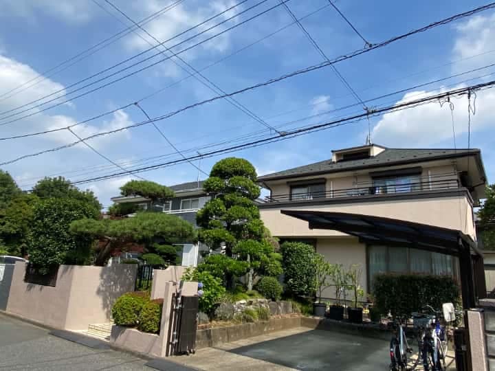 施工完了時の様子|CHIKAZAWA|所沢市、狭山市、川越市、東村山市の地域密着型施工会社|外壁工事、屋根工事、塗装工事、雨樋工事、内装工事を中心とした施工が得意な職人集団です!所沢市、狭山市、川越市、東村山市のお客様とお客様の住まいについて一緒に考えるアットホームな施工会社です。