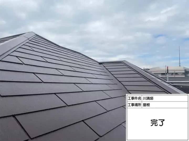 施工完了時の様子|CHIKAZAWA|所沢市、狭山市、川越市、東村山市の地域密着型施工会社|外壁工事、屋根工事、塗装工事、雨樋工事、内装工事を中心とした施工が得意な職人集団です!所沢市、狭山市、川越市、東村山市のお客様とお客様の住まいについて一緒に考えるアットホームな施工会社です。