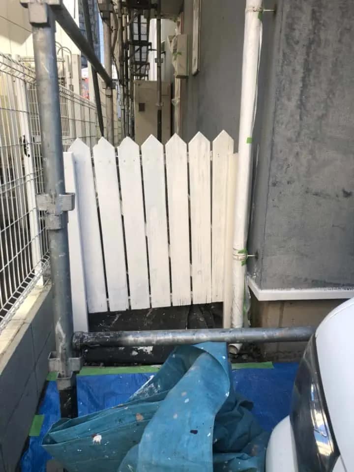 施工中の様子