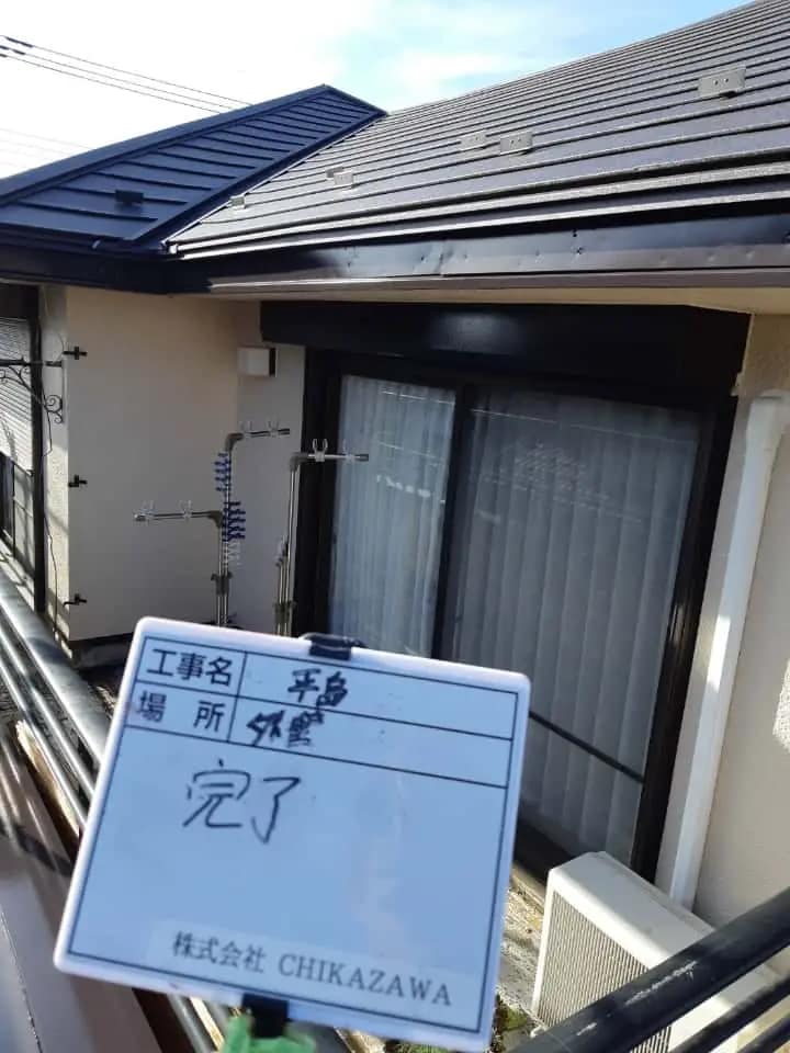 施工中の様子|CHIKAZAWA|所沢市、狭山市、川越市、東村山市の地域密着型施工会社|外壁工事、屋根工事、塗装工事、雨樋工事、内装工事を中心とした施工・修理・修繕が得意な職人集団です!所沢市、狭山市、川越市、東村山市のお客様とお客様の住まいについて一緒に考えるアットホームな施工会社です。