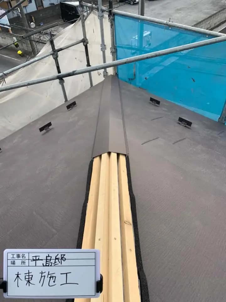 施工中の様子|CHIKAZAWA|所沢市、狭山市、川越市、東村山市の地域密着型施工会社|外壁工事、屋根工事、塗装工事、雨樋工事、内装工事を中心とした施工・修理・修繕が得意な職人集団です!所沢市、狭山市、川越市、東村山市のお客様とお客様の住まいについて一緒に考えるアットホームな施工会社です。