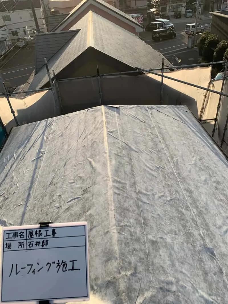 実際の工事の様子｜CHIKAZAWA｜所沢市、狭山市、川越市、東村山市の地域密着型施工会社｜外壁工事、屋根工事、塗装工事、雨樋工事、内装工事を中心とした施工が得意な職人集団です！所沢市、狭山市、川越市、東村山市のお客様とお客様の住まいについて一緒に考えるアットホームな施工会社です。